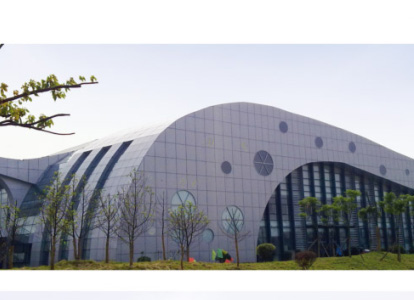 河间会议中心外景网架工程